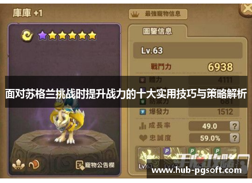 面对苏格兰挑战时提升战力的十大实用技巧与策略解析